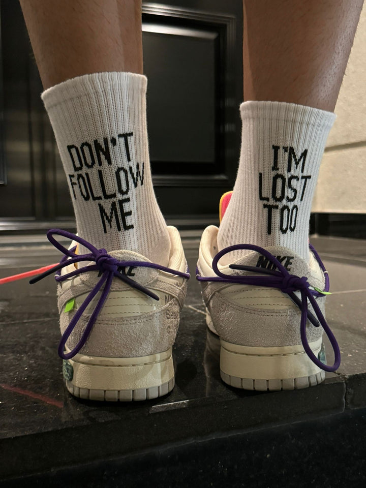 Don’t follow me, I’m lost too