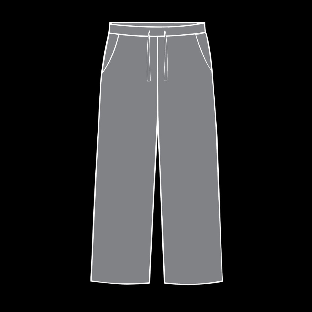 CLOUD GREY OVERSIZED PANTS