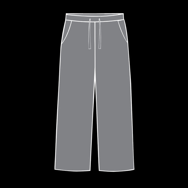 CLOUD GREY OVERSIZED PANTS
