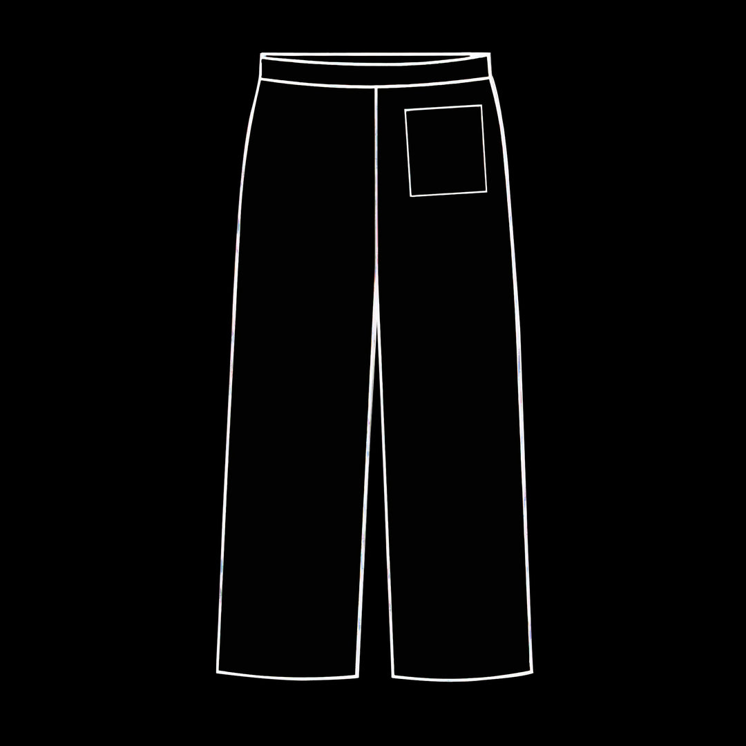 MIDNIGHT BLACK OVERSIZED PANTS