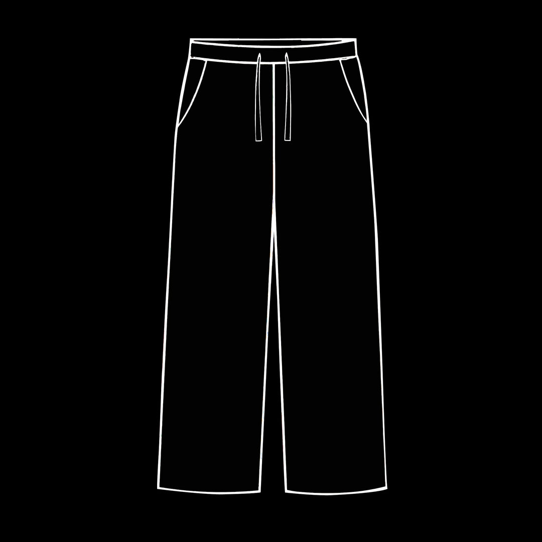 MIDNIGHT BLACK OVERSIZED PANTS