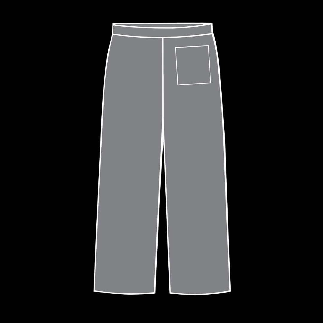 CLOUD GREY OVERSIZED PANTS