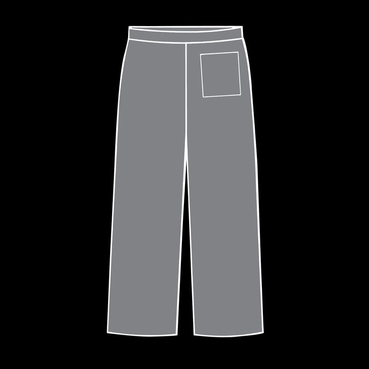 CLOUD GREY OVERSIZED PANTS